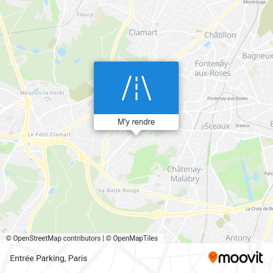 Entrée Parking plan