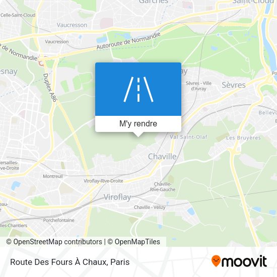 Route Des Fours À Chaux plan