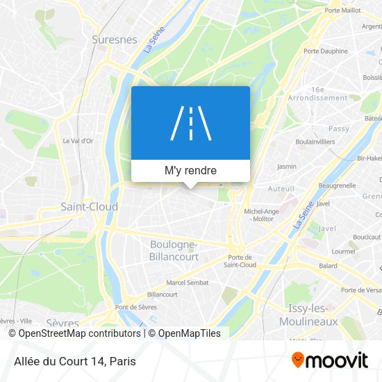Allée du Court 14 plan