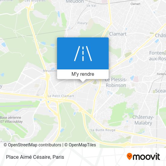 Place Aimé Césaire plan