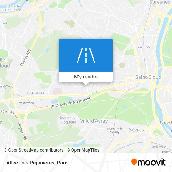 Allée Des Pépinières plan