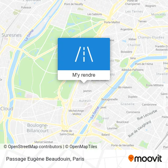 Passage Eugène Beaudouin plan