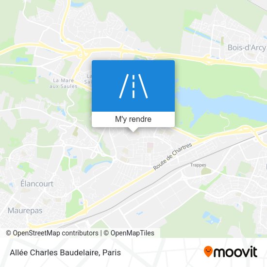 Allée Charles Baudelaire plan