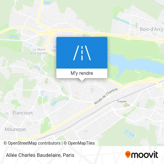 Allée Charles Baudelaire plan