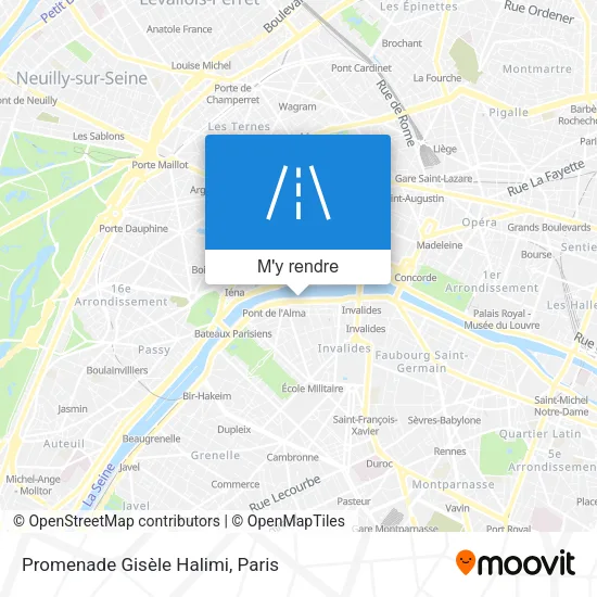 Promenade Gisèle Halimi plan