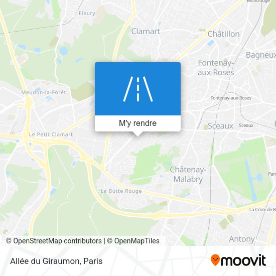 Allée du Giraumon plan