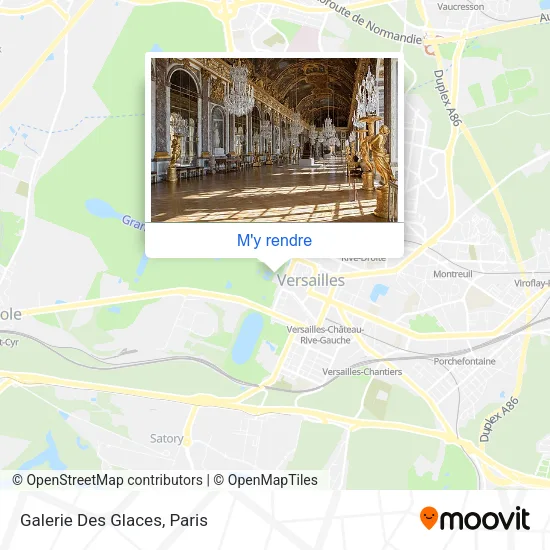 Galerie Des Glaces plan