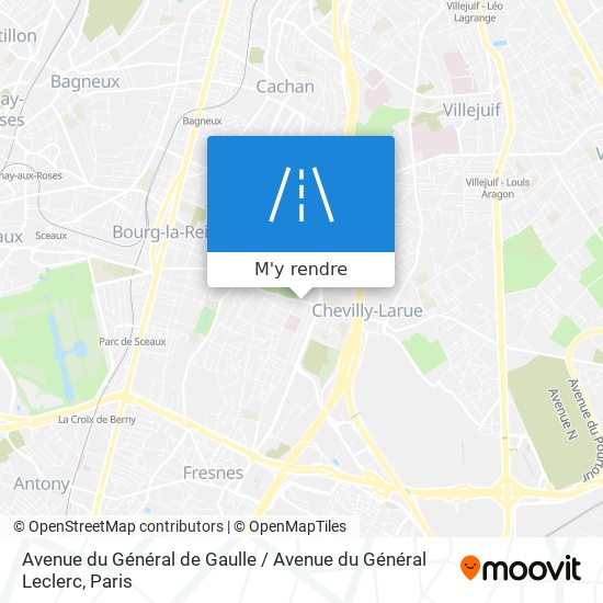 Avenue du Général de Gaulle / Avenue du Général Leclerc plan