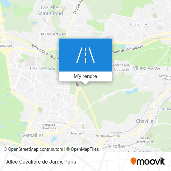 Allée Cavalière de Jardy plan