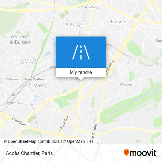 Accès Chantier plan