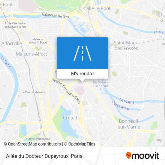 Allée du Docteur Dupeyroux plan