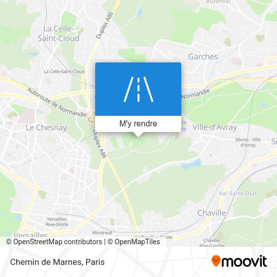 Chemin de Marnes plan