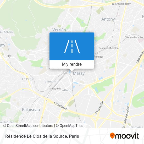 Résidence Le Clos de la Source plan