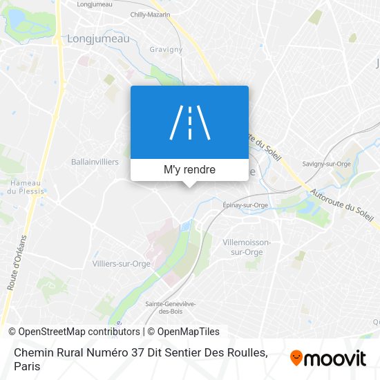 Chemin Rural Numéro 37 Dit Sentier Des Roulles plan