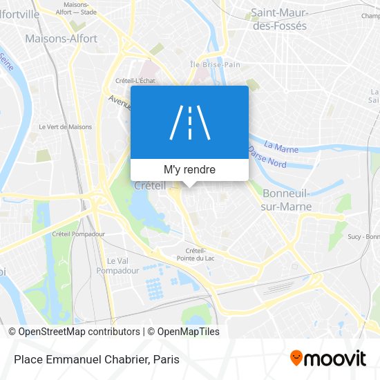 Place Emmanuel Chabrier plan