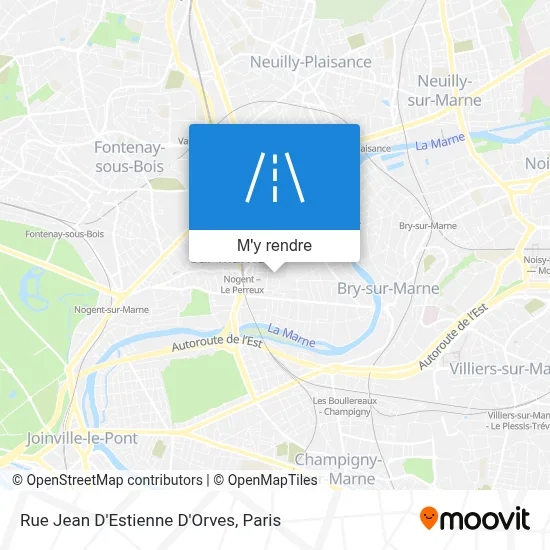 Rue Jean D'Estienne D'Orves plan