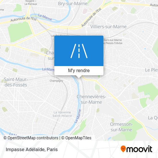 Impasse Adélaïde plan