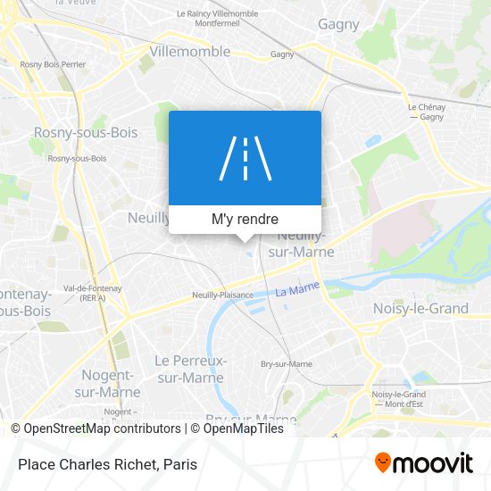 Place Charles Richet plan