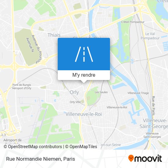 Rue Normandie Niemen plan