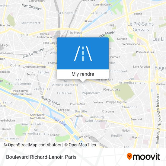 Boulevard Richard-Lenoir plan