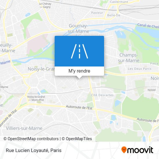 Rue Lucien Loyauté plan
