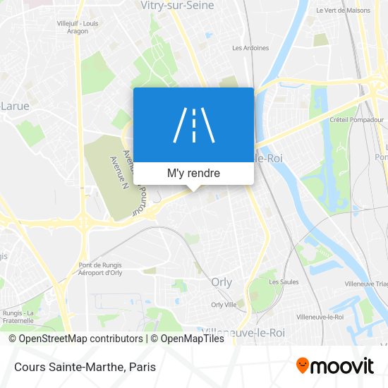 Cours Sainte-Marthe plan