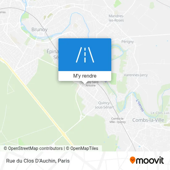 Rue du Clos D'Auchin plan