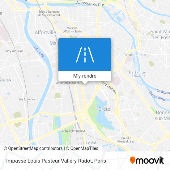 Impasse Louis Pasteur Valléry-Radot plan