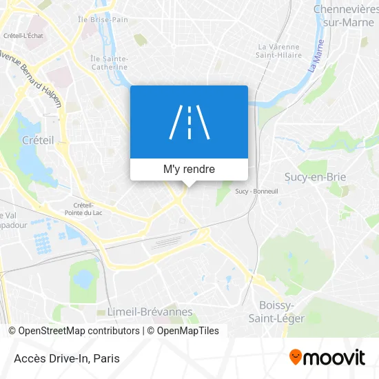 Accès Drive-In plan