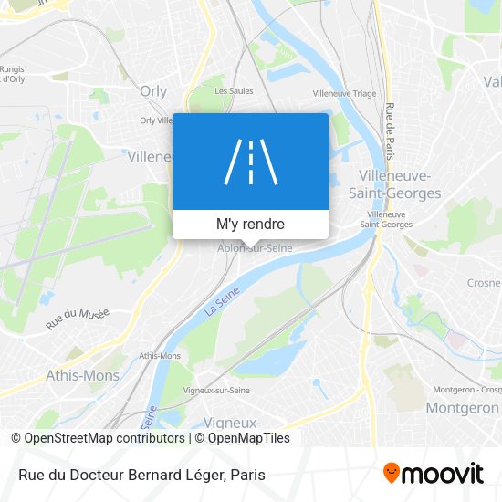 Rue du Docteur Bernard Léger plan