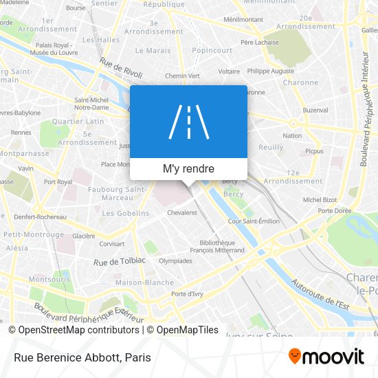 Rue Berenice Abbott plan