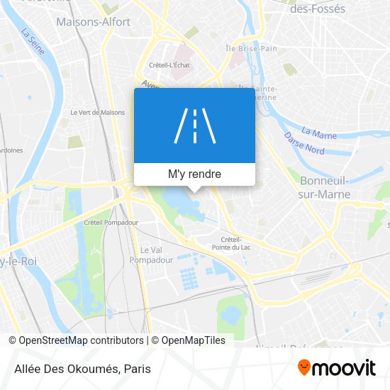 Allée Des Okoumés plan