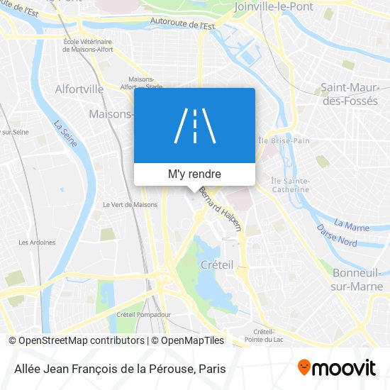 Allée Jean François de la Pérouse plan