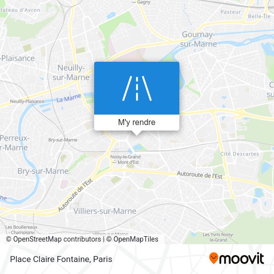 Place Claire Fontaine plan