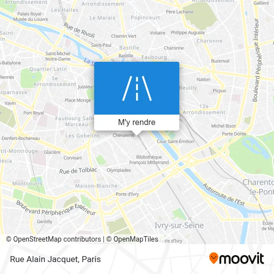 Rue Alain Jacquet plan