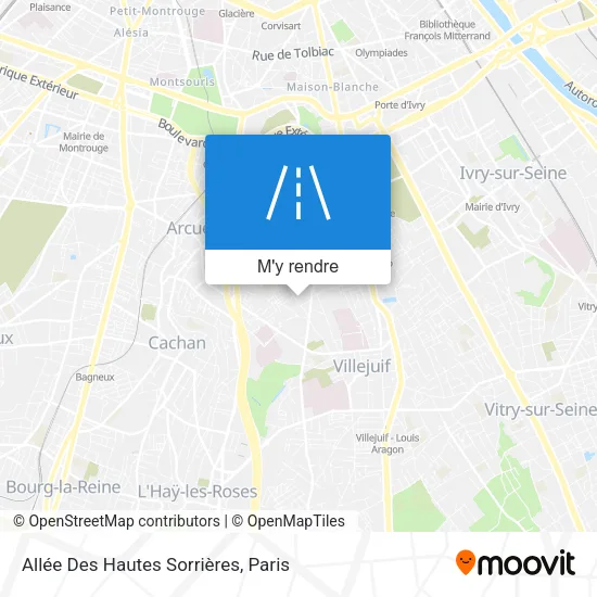 Allée Des Hautes Sorrières plan