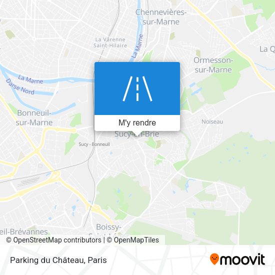 Parking du Château plan