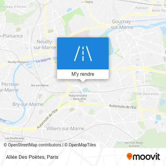 Allée Des Poètes plan