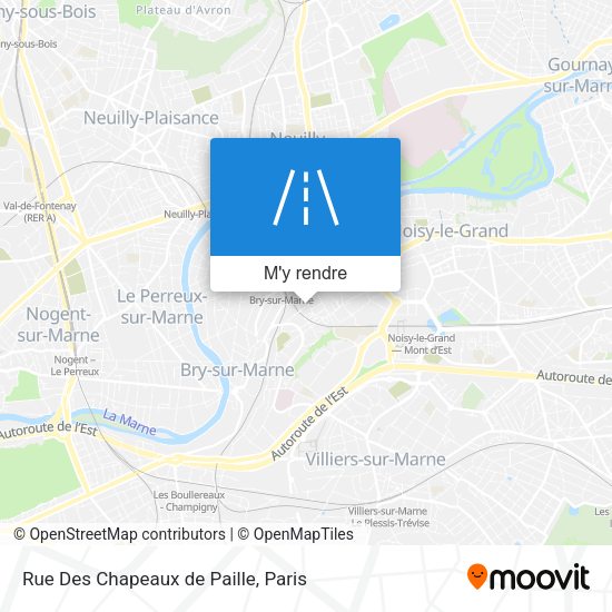 Rue Des Chapeaux de Paille plan