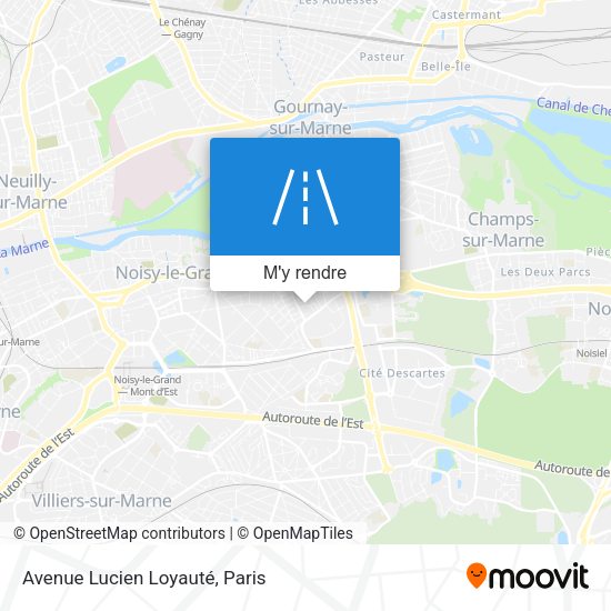 Avenue Lucien Loyauté plan