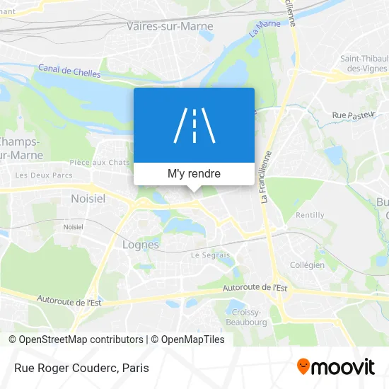 Rue Roger Couderc plan