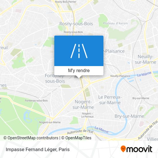 Impasse Fernand Léger plan