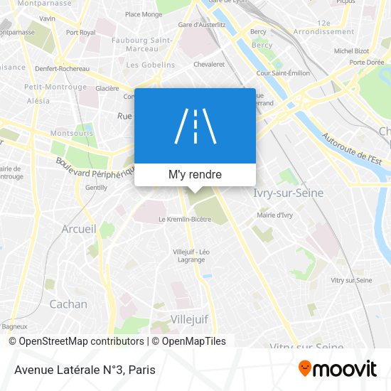 Avenue Latérale N°3 plan