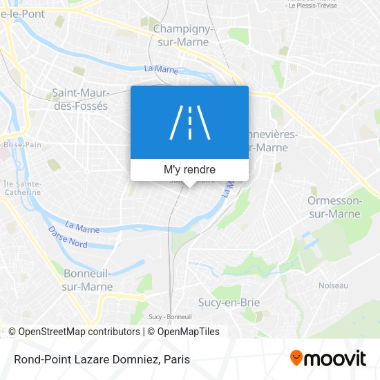 Rond-Point Lazare Domniez plan