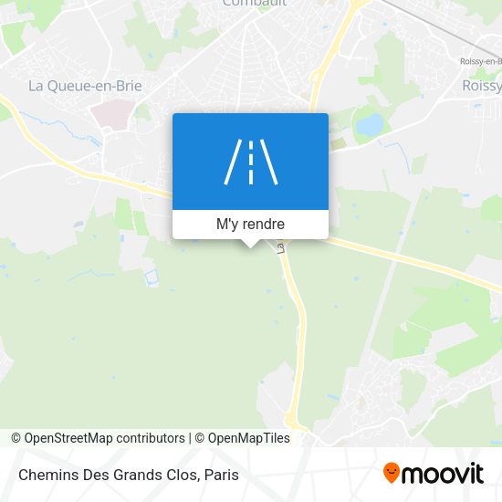 Chemins Des Grands Clos plan