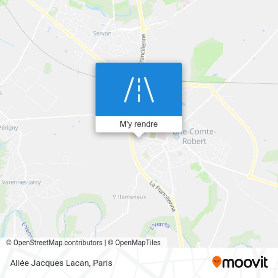 Allée Jacques Lacan plan
