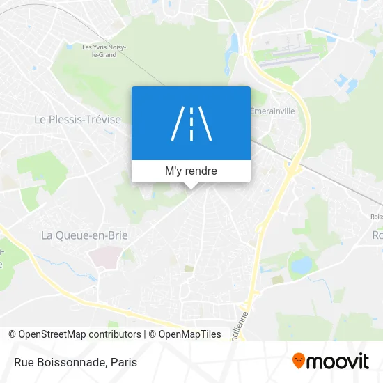 Rue Boissonnade plan