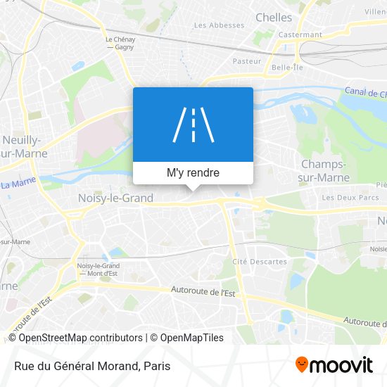 Rue du Général Morand plan