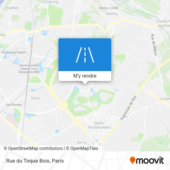 Rue du Toque Bois plan