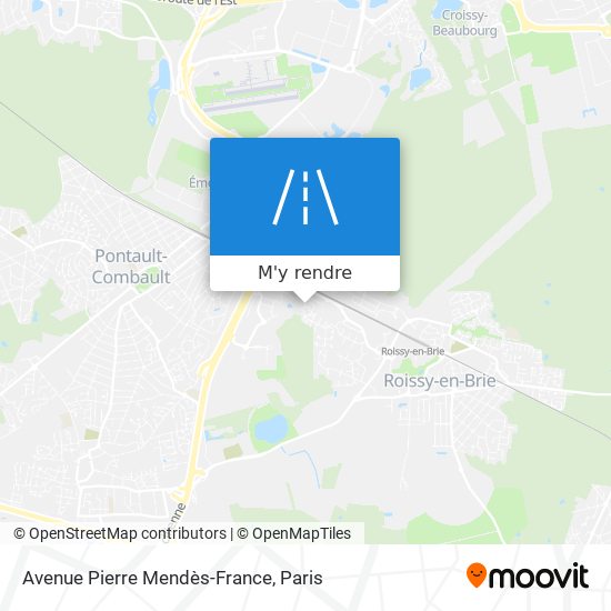 Avenue Pierre Mendès-France plan